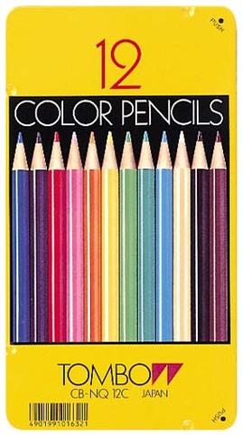 トンボ鉛筆　缶入色鉛筆